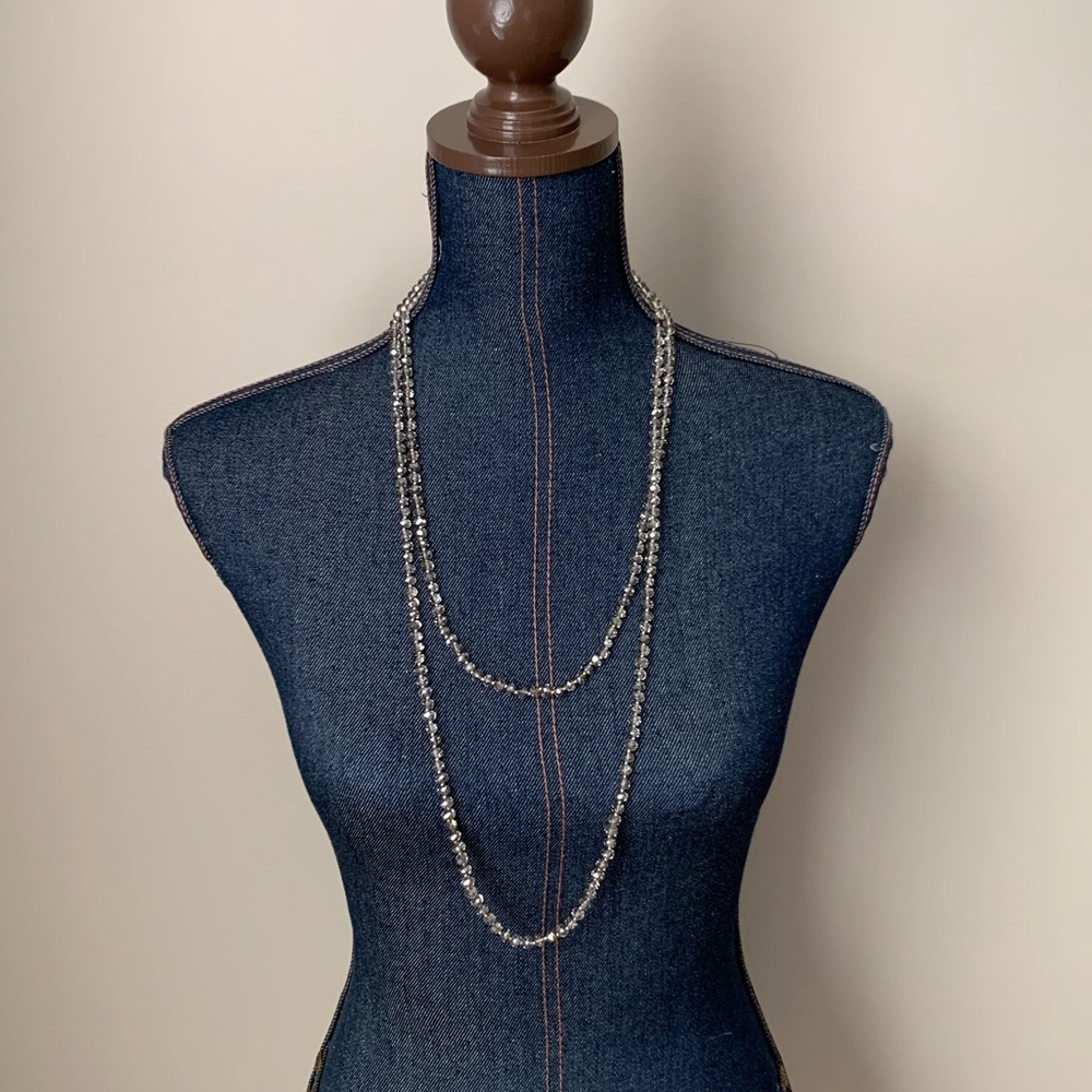 Loft Long Beaded Necklace